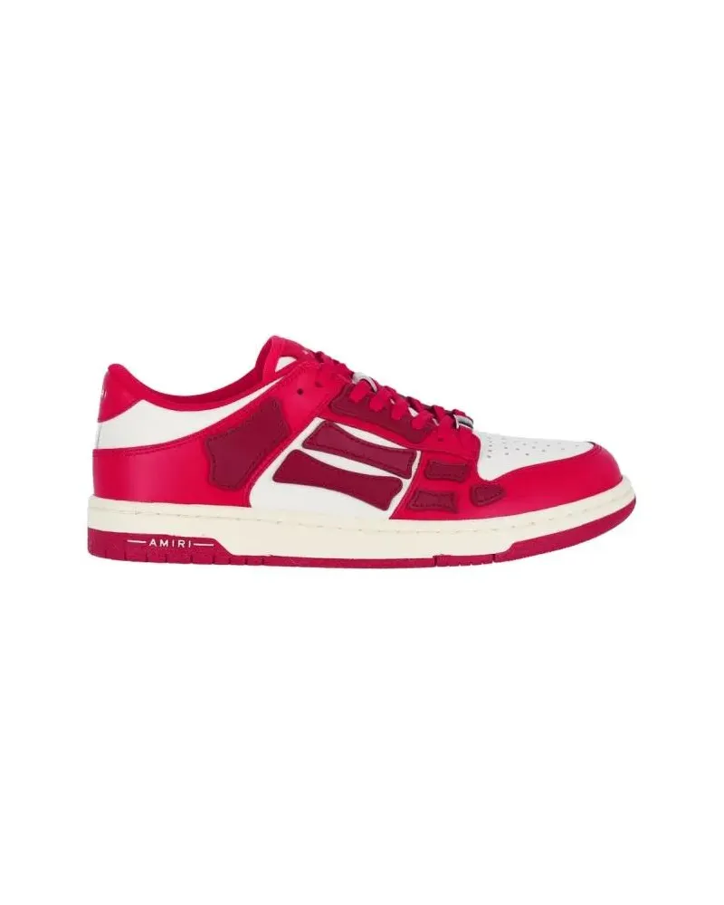 Amiri Low-Top Sneaker Sporty Sneakers With Vibrant Red And White Element rot Rot