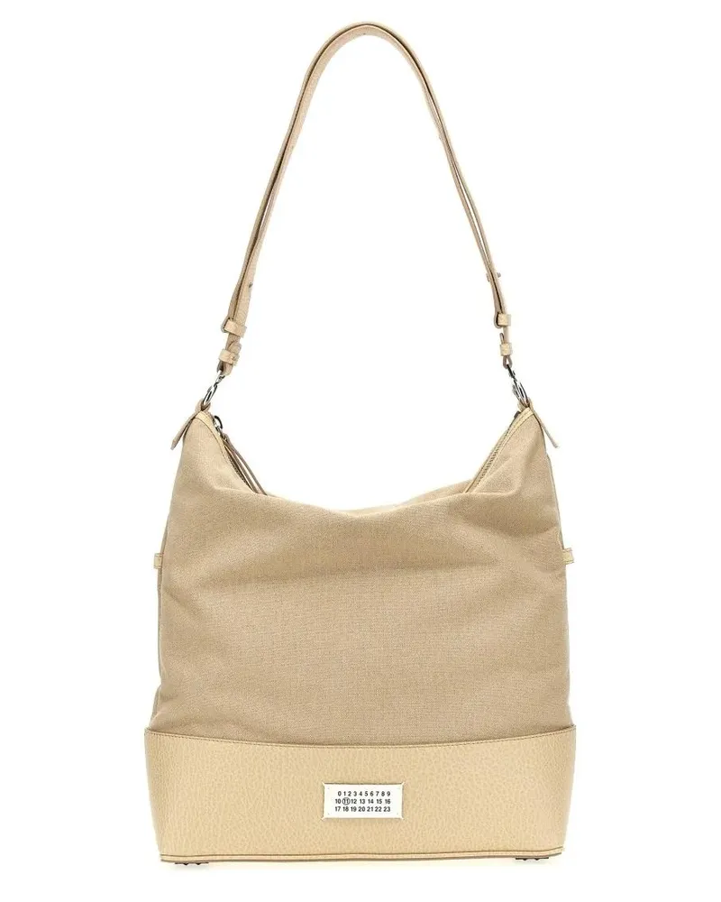 Maison Margiela Hobo Bags '5Ac Hobo Medium' Crossbody Bag beige Beige