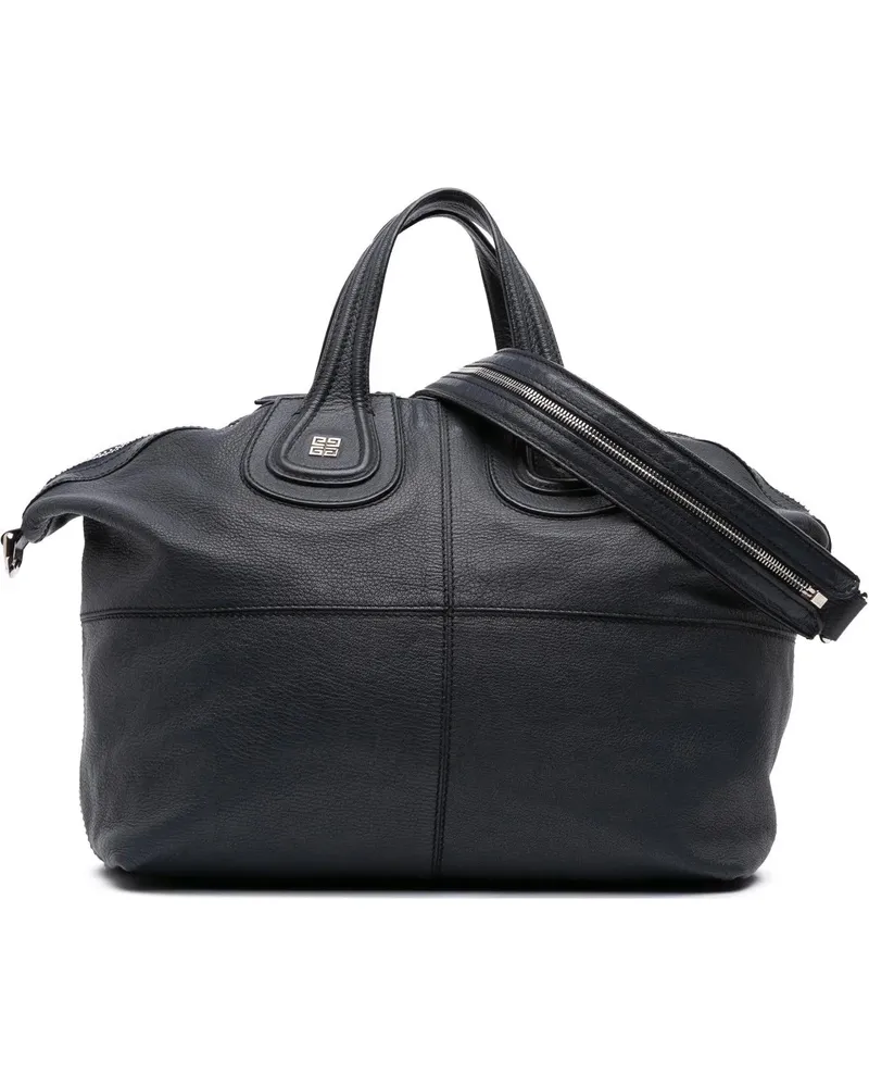 Givenchy Hobo Bags Medium Sugar Goatskin Nightingale Satchel blau Blau