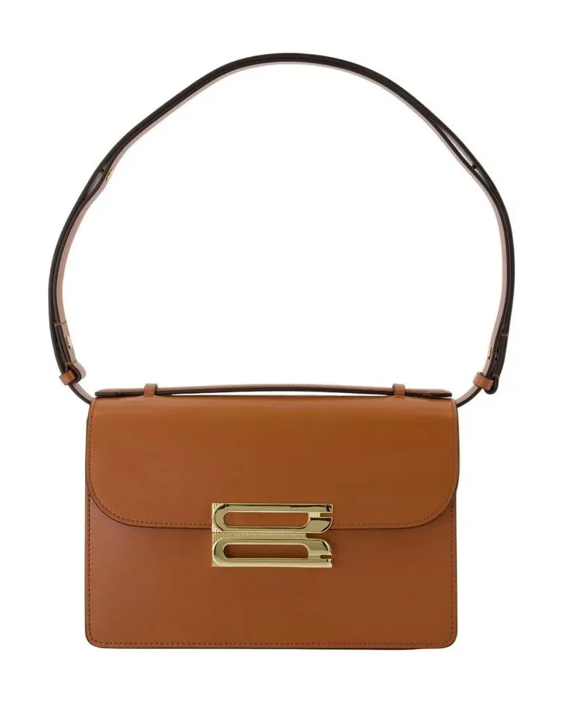 Victoria Beckham Hobo Bags Dorian Crossbody - Leather - Brown braun Braun
