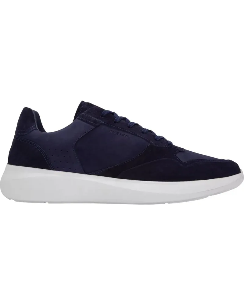 Nubikk Low-Top Sneaker Rocky Road Wave  Donkerblauwe Sneakers voor Heren grau Grau