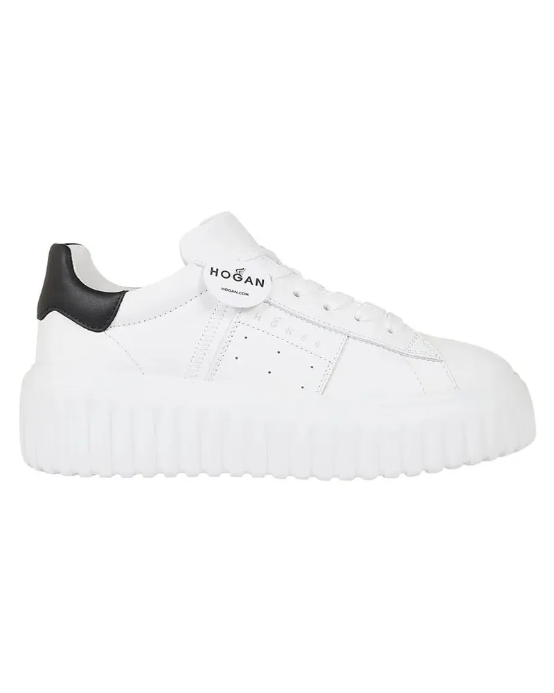 Hogan Low-Top Sneaker H645 Leather Sneakers weiß Weiß
