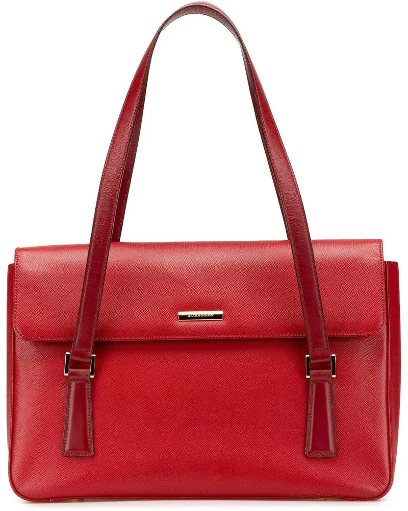 Burberry Crossbody Bags 2000-2017 Leather Handbag rot Rot