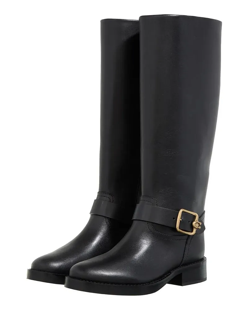 Coach Stiefel & Boots Madeline Leather Boot schwarz Schwarz
