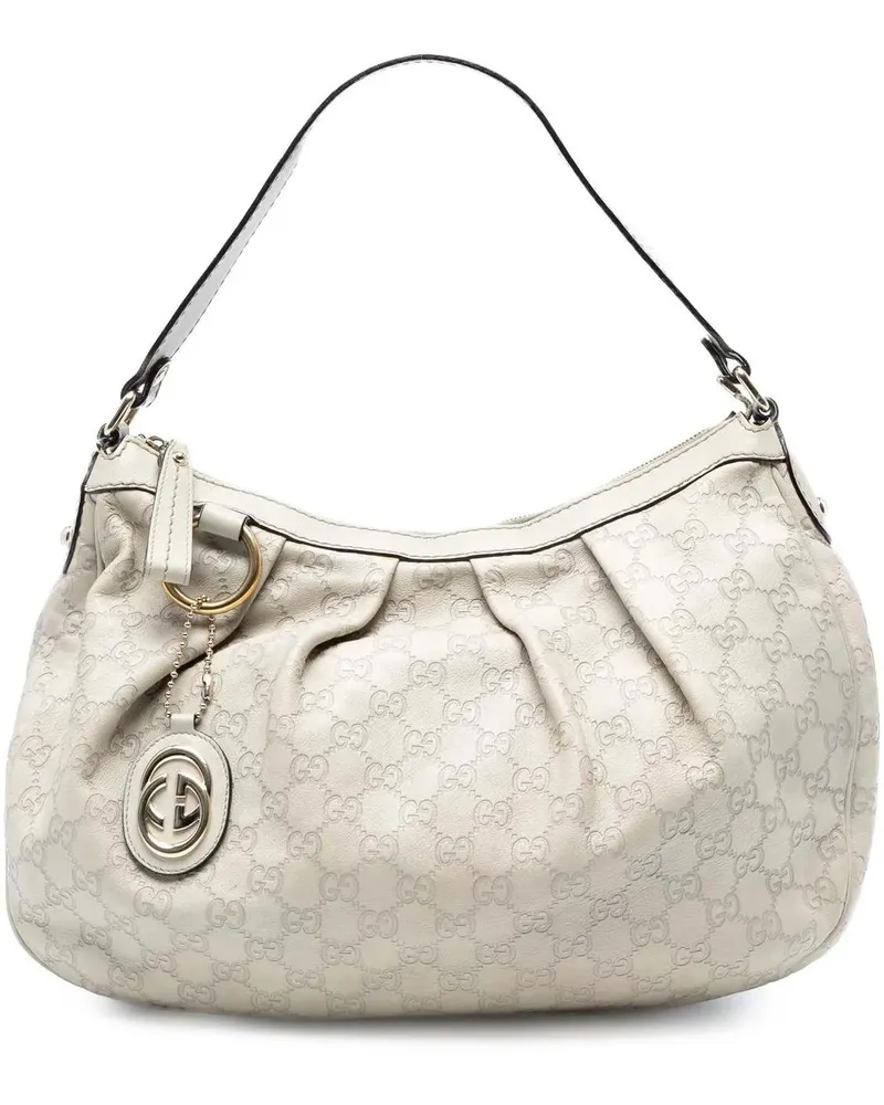 Gucci Hobo Bags ssima Sukey Shoulder Bag weiß Weiß