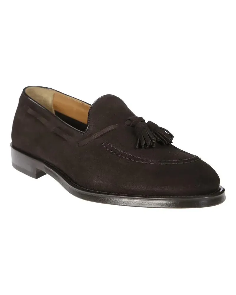 Doucal´s Loafer Brown Suede Tassel Loafer braun Braun