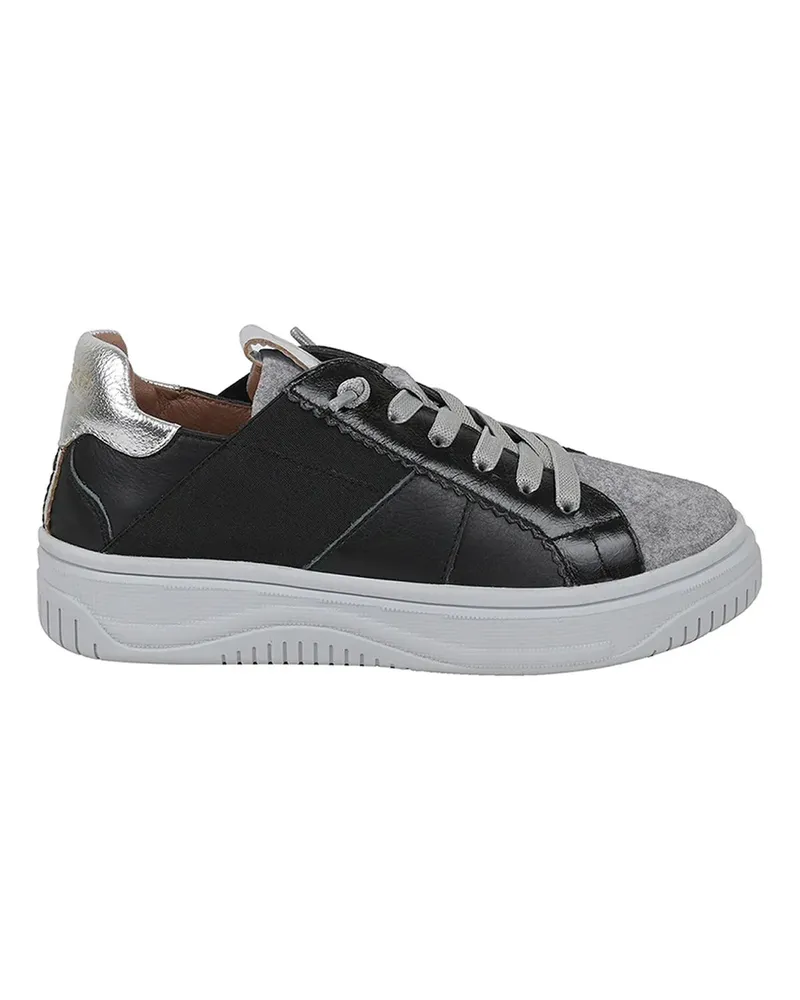 CRICKIT Low-Top Sneaker Sneaker SILVIA schwarz Schwarz