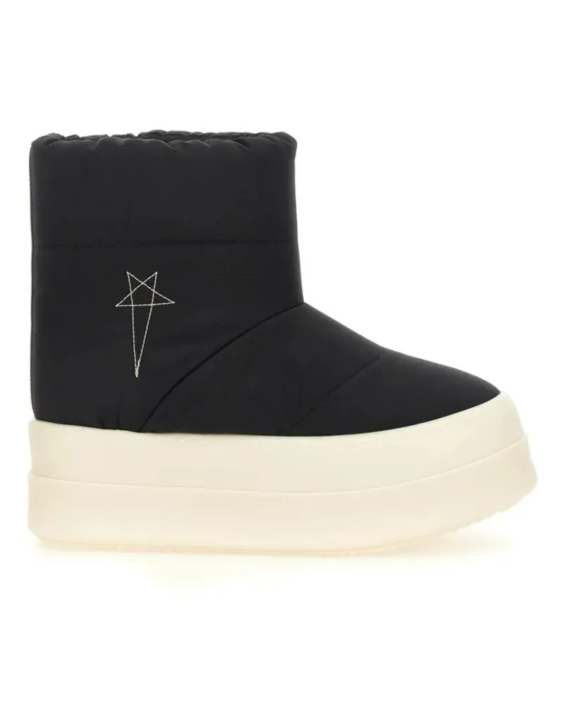 DRKSHDW by Rick Owens Stiefel Quilted Black Padded Boots schwarz Schwarz