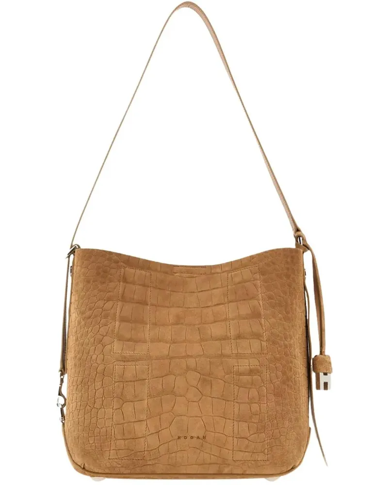 Hogan Shopper Bags Cammello Chiaro braun Braun