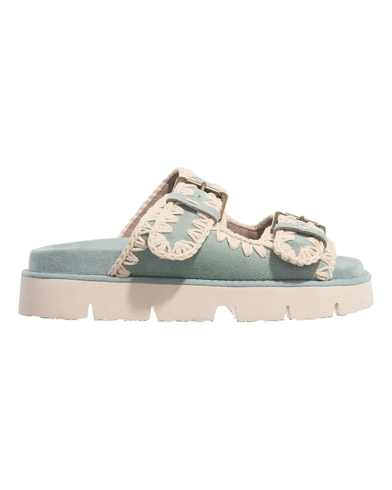 Mou Sandalen Bio Sandal Two Buckles blau Blau