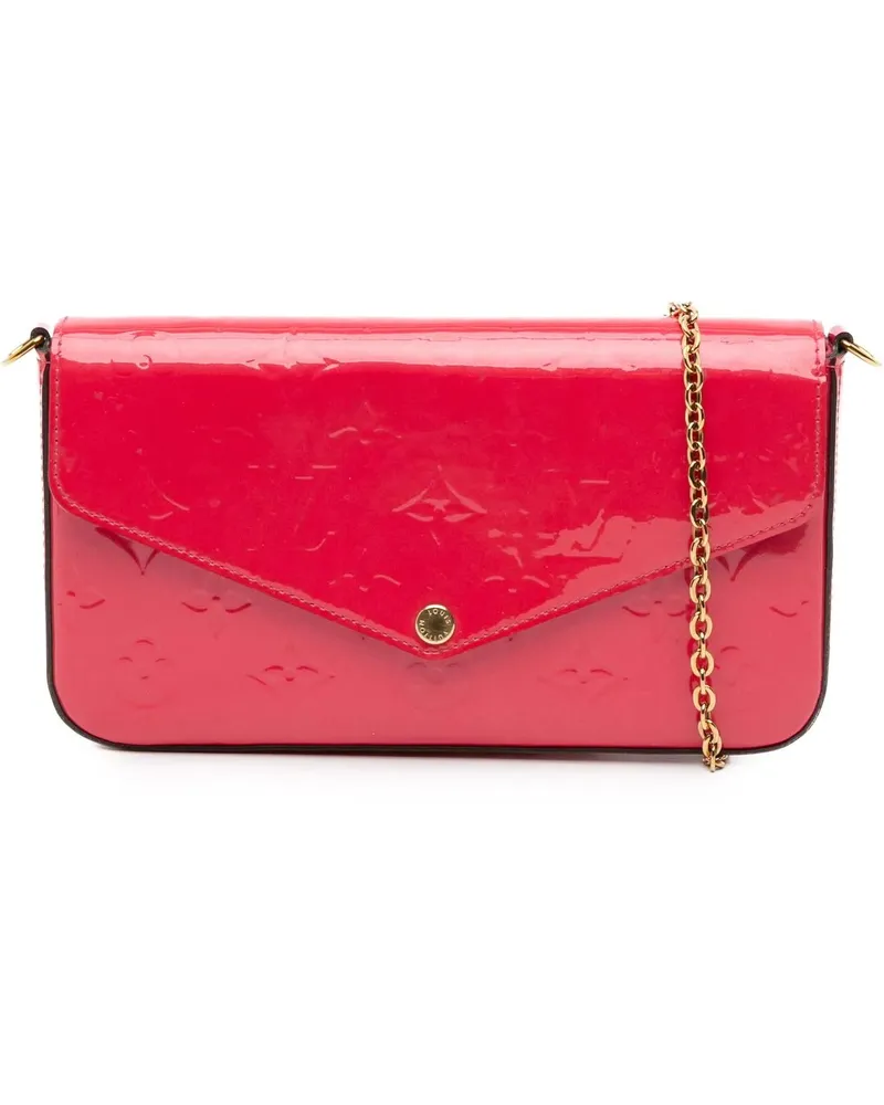 Louis Vuitton Hobo Bags Monogram Vernis Pochette Felicie rot Rot