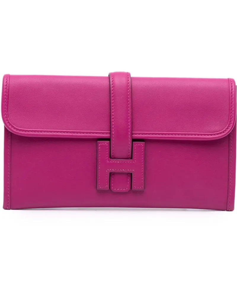 Hermès Clutches Swift Jige Duo rosa Gold