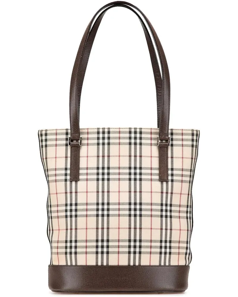 Burberry Shopper House Check Canvas Tote braun Braun