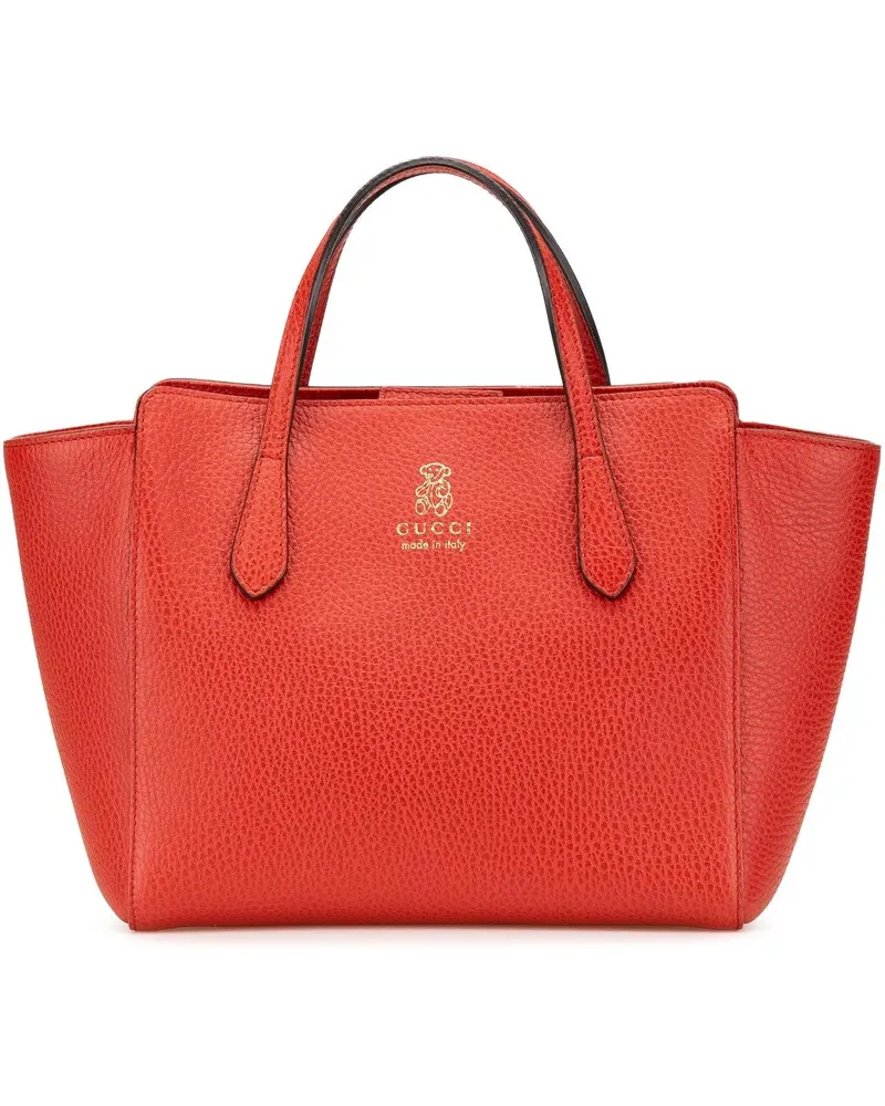 Gucci Crossbody Bags 2016-2025 Mini Leather Swing Handbag rot Rot
