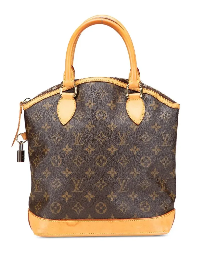 Louis Vuitton Crossbody Bags Monogram Lockit PM braun Braun