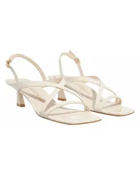 Stuart Weitzman Sandalen & Sandaletten Oasis 50 Slingback Sandal Creme