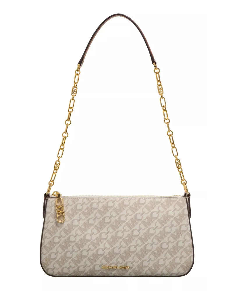 Michael Kors Pochettes Md Chain Pouchette Beige