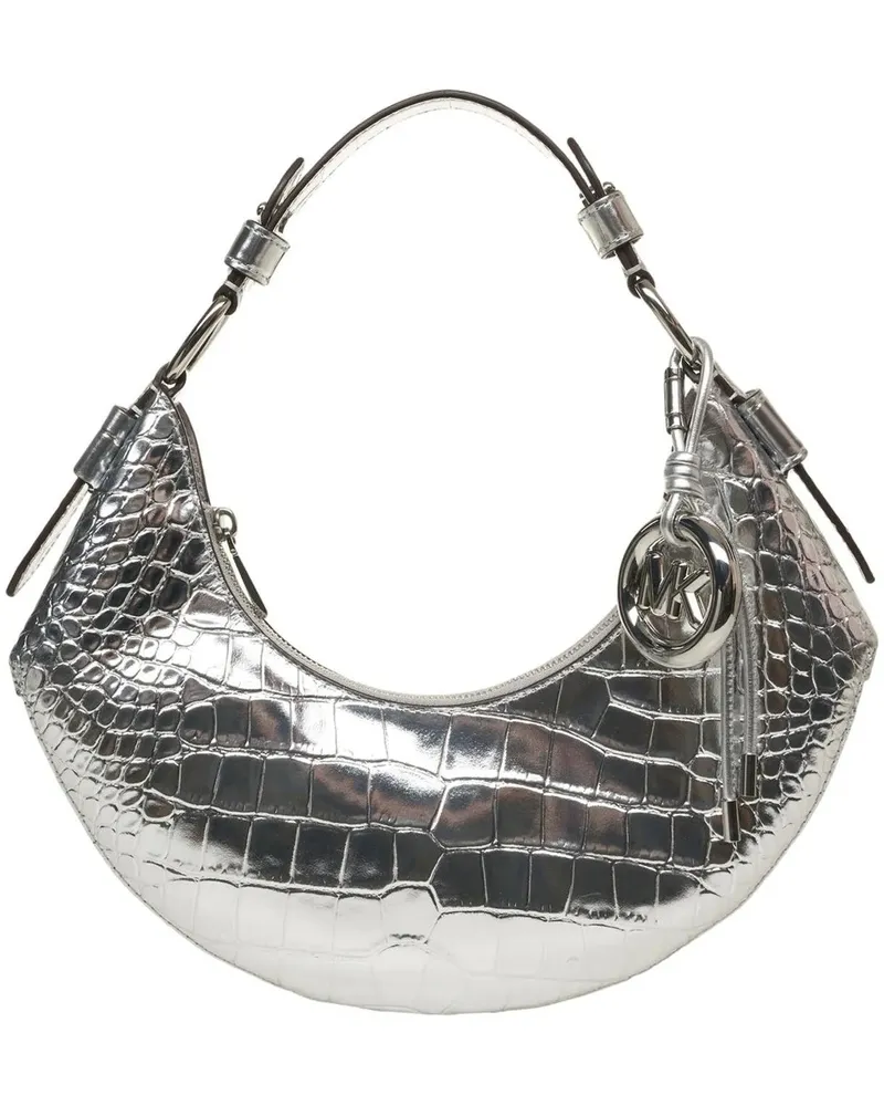 Michael Kors Crossbody Bags Handbag in croco effect silberfarben Silber