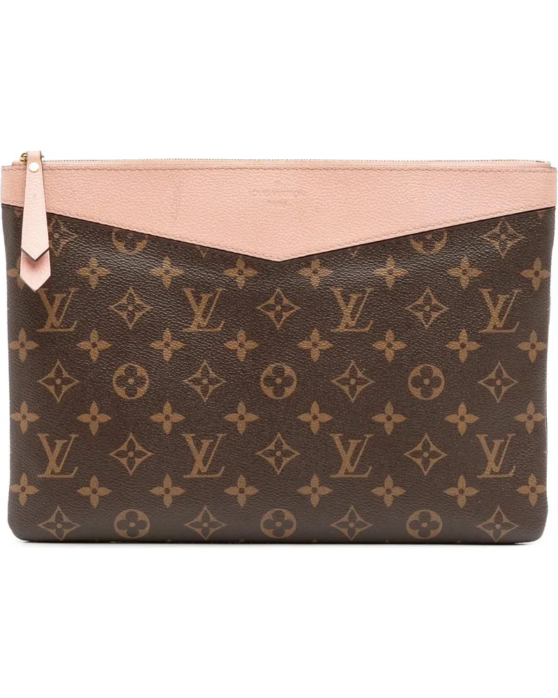 Louis Vuitton Clutches Monogram Daily Pouch braun Braun