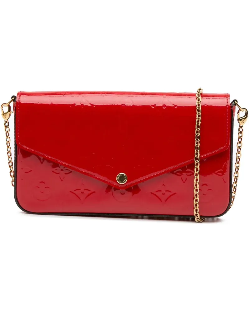 Louis Vuitton Hobo Bags Monogram Vernis Pochette Felicie rot Rot