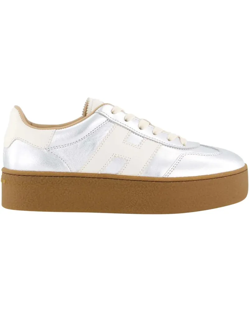 Hogan Low-Top Sneaker Dames H681 Sneaker Metallic gunmetal Gunmetal