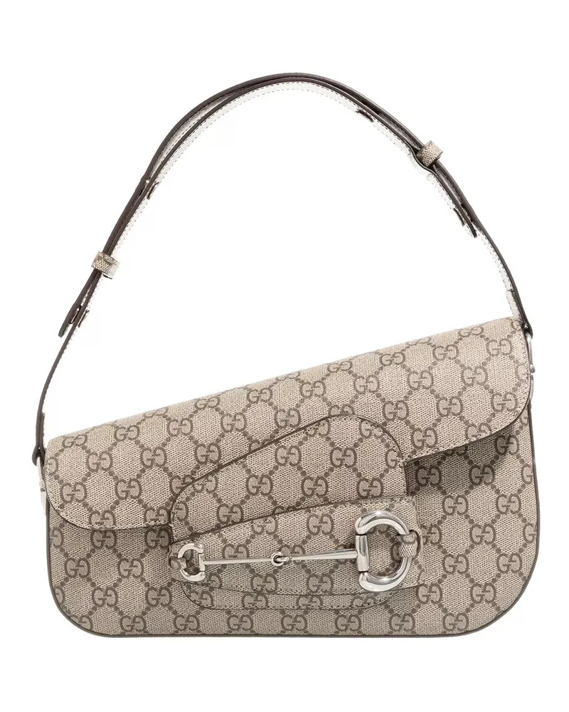 Gucci Shopper Shoulder Bag Tessuto braun Braun