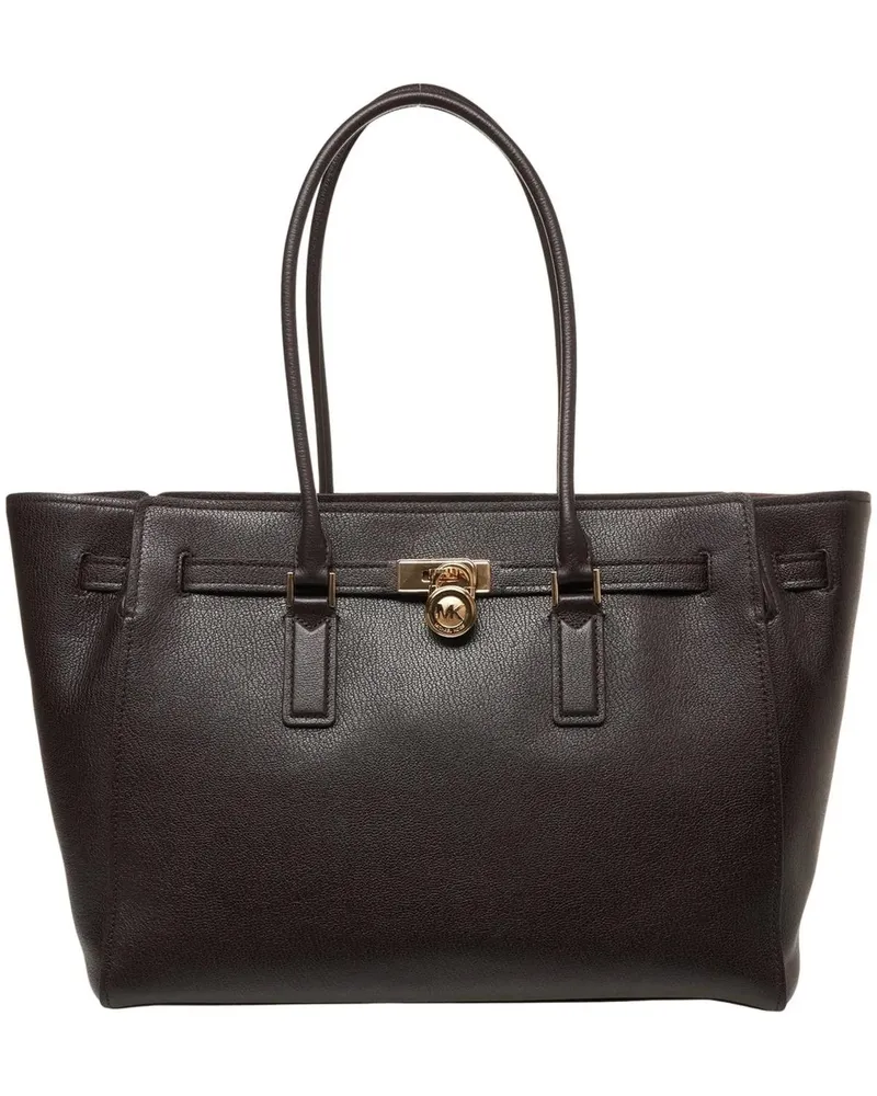 Michael Kors Shopper Grained leather shopper braun Braun