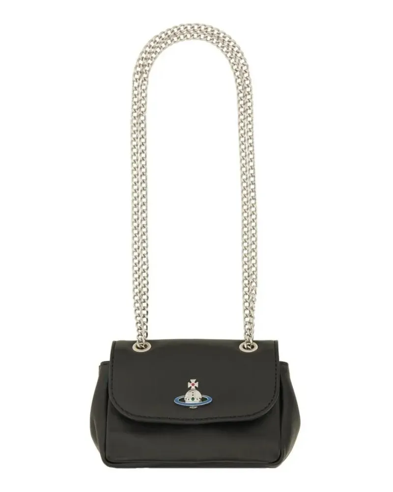 Vivienne Westwood Crossbody Bags Small Chain Bag schwarz Schwarz