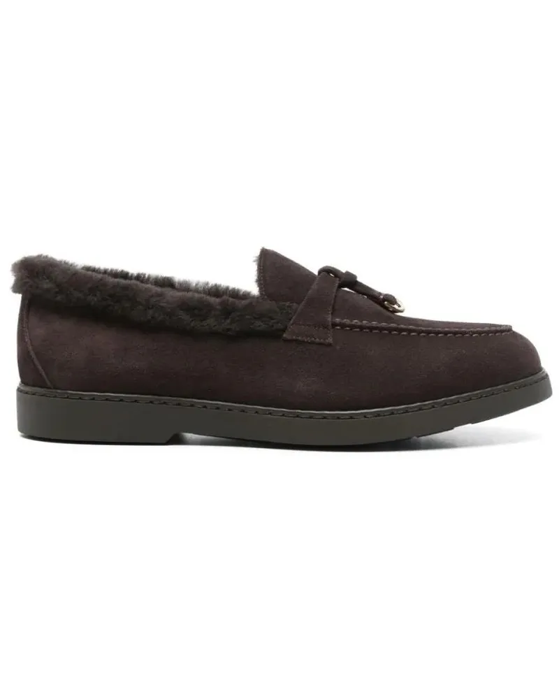 Doucal´s Brown Cow Leather Loafers braun Braun