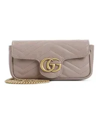 Gucci Shopper Supermini Gg Marmont 2.0 Shoulder Bag Rosa