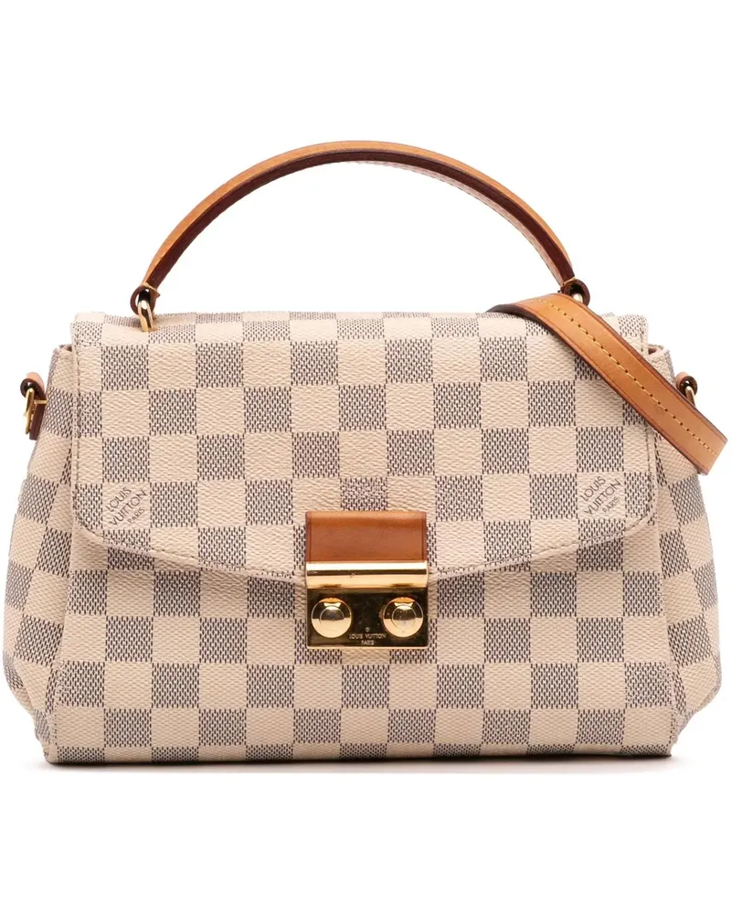 Louis Vuitton Hobo Bags Damier Azur Croisette weiß Weiß