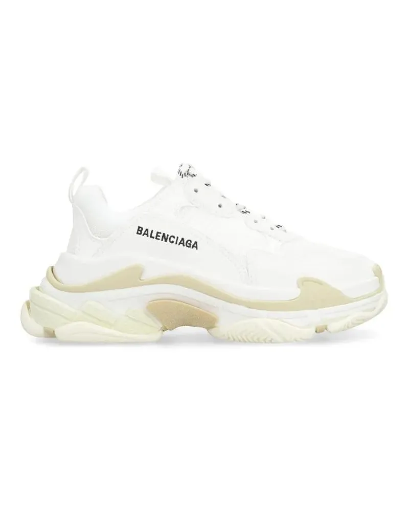 Balenciaga Low-Top Sneaker Triple S Low-Top Sneakers With Chunky Maxi Sole weiß Weiß