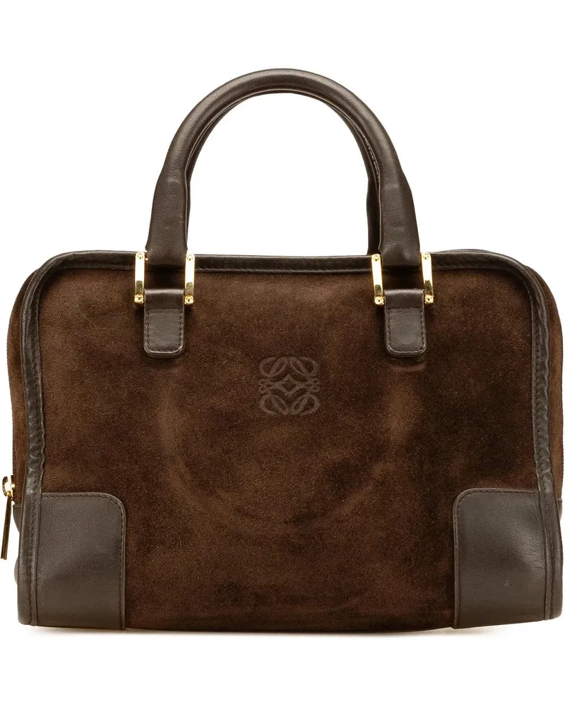 Loewe Crossbody Bags 1990-2025 Suede Amazona 28 braun Braun