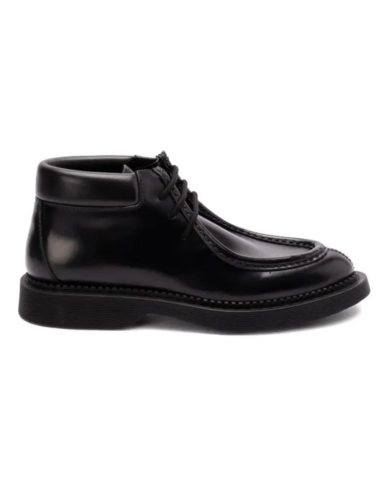 Saint Laurent Stiefel Arno Lace-Up Ankle Boots schwarz Schwarz