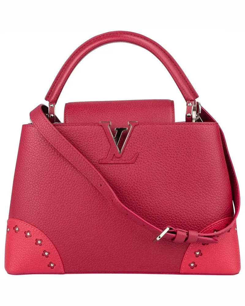 Louis Vuitton Crossbody Bags  Limited Pink Taurillon Capucines MM rosa Gold