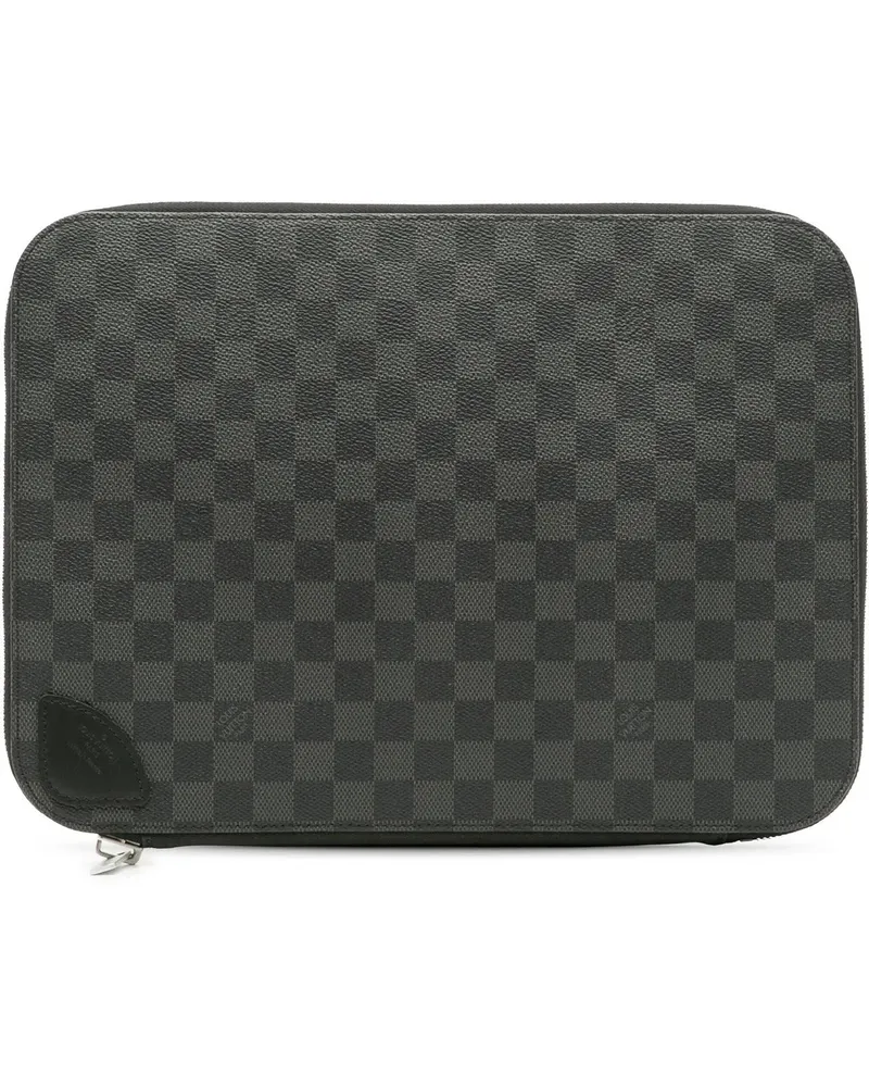 Louis Vuitton Crossbody Bags Damier Graphite Horizon Laptop Sleeve schwarz Schwarz