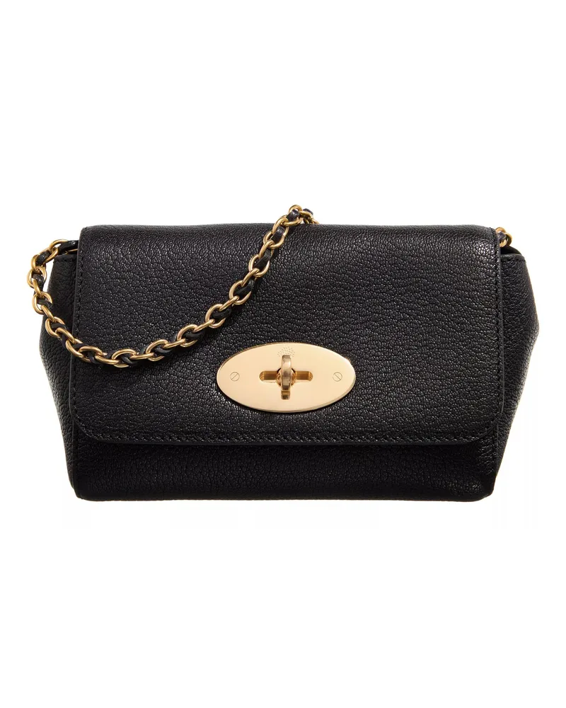 Mulberry Crossbody Bags Mini Lily Crossbody Bag Schwarz