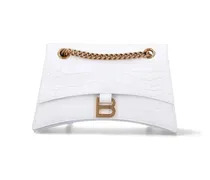 Hobo Bags Small 'Crush' Shoulder Bag – White weiß