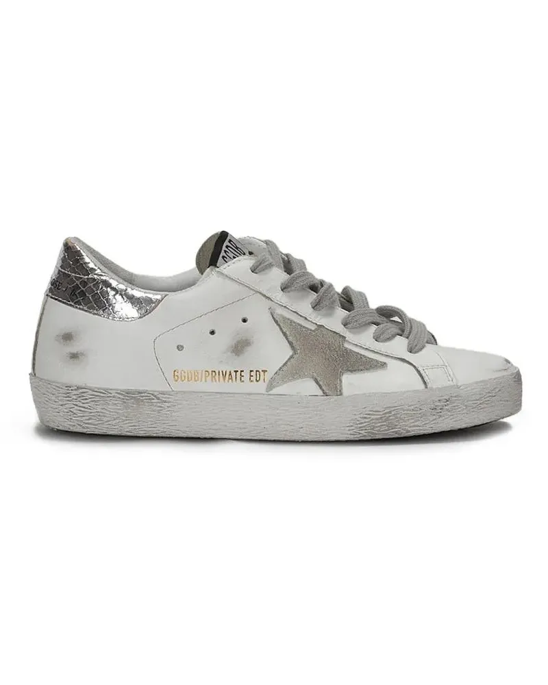 Golden Goose Low-Top Sneaker Sneaker im Used-Look weiß Weiß