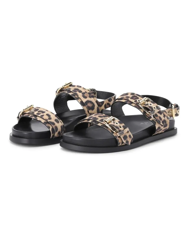 Attilio Giusti Leombruni Low-Top Sneaker Sandalen Cristina leopardenmuster 