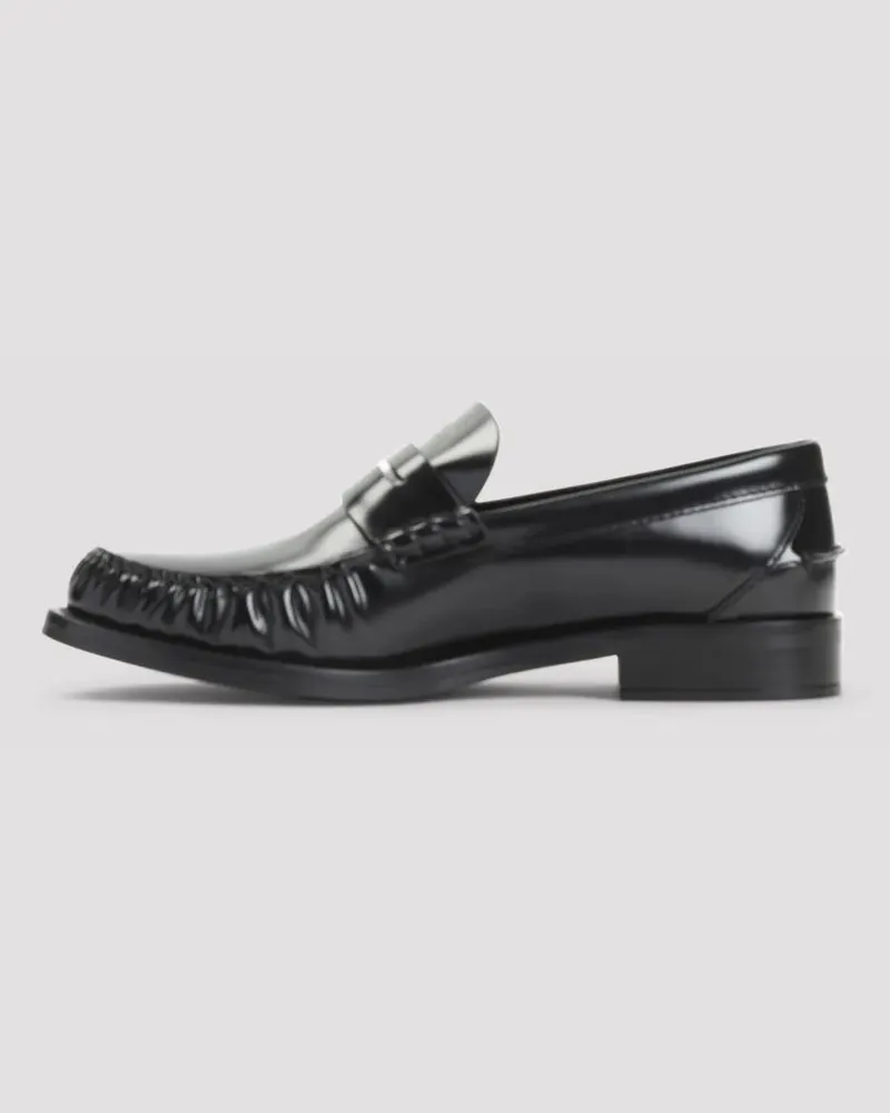 Prada Black Classic Loafers schwarz Schwarz