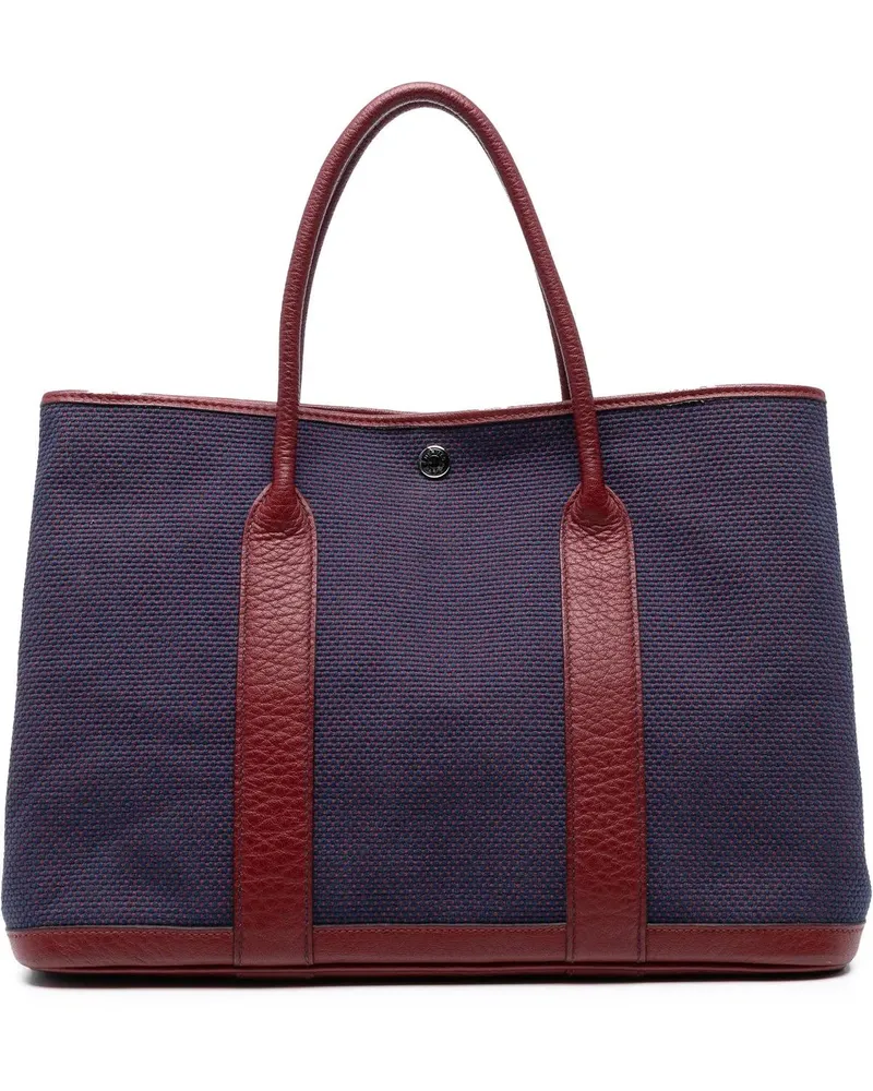 Hermès Shopper Toile and Negonda Garden Party 36 blau Blau