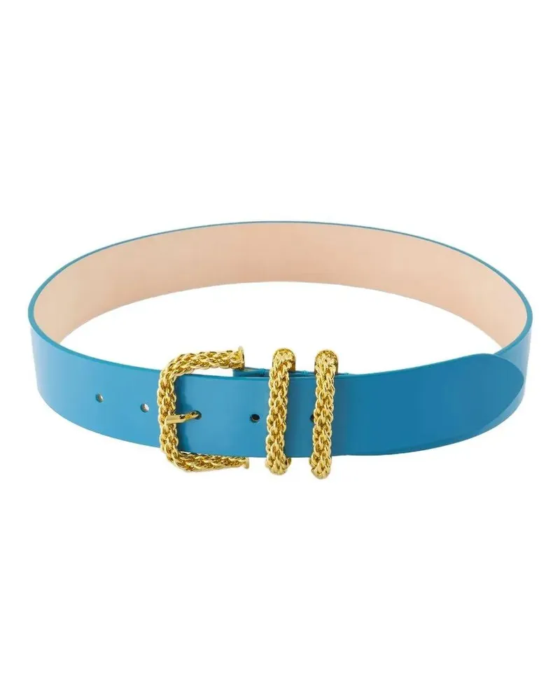 by FAR Gürtel Belt - Leather - Blue blau Blau