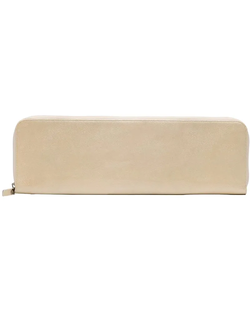 Maison Margiela Clutches XL Leather Long Slim Clutch braun Braun