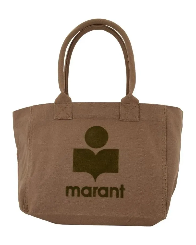 Isabel Marant Shopper & Totes Structured Cotton Shopper Bag braun Braun