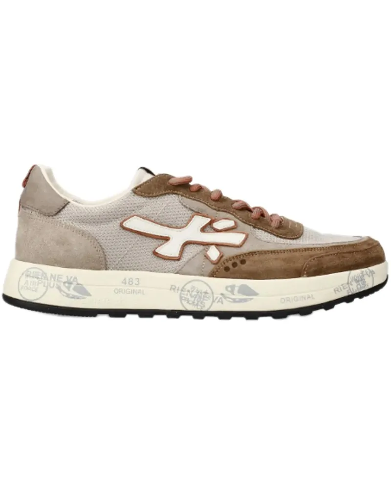 Premiata Low-Top Sneaker Sneakers Marronebianco bunt Bunt