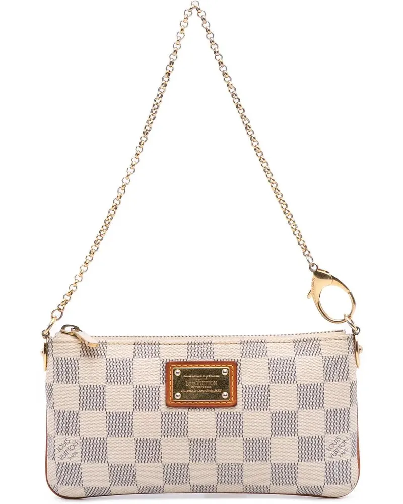 Louis Vuitton Crossbody Bags Damier Azur Pochette Milla MM weiß Weiß