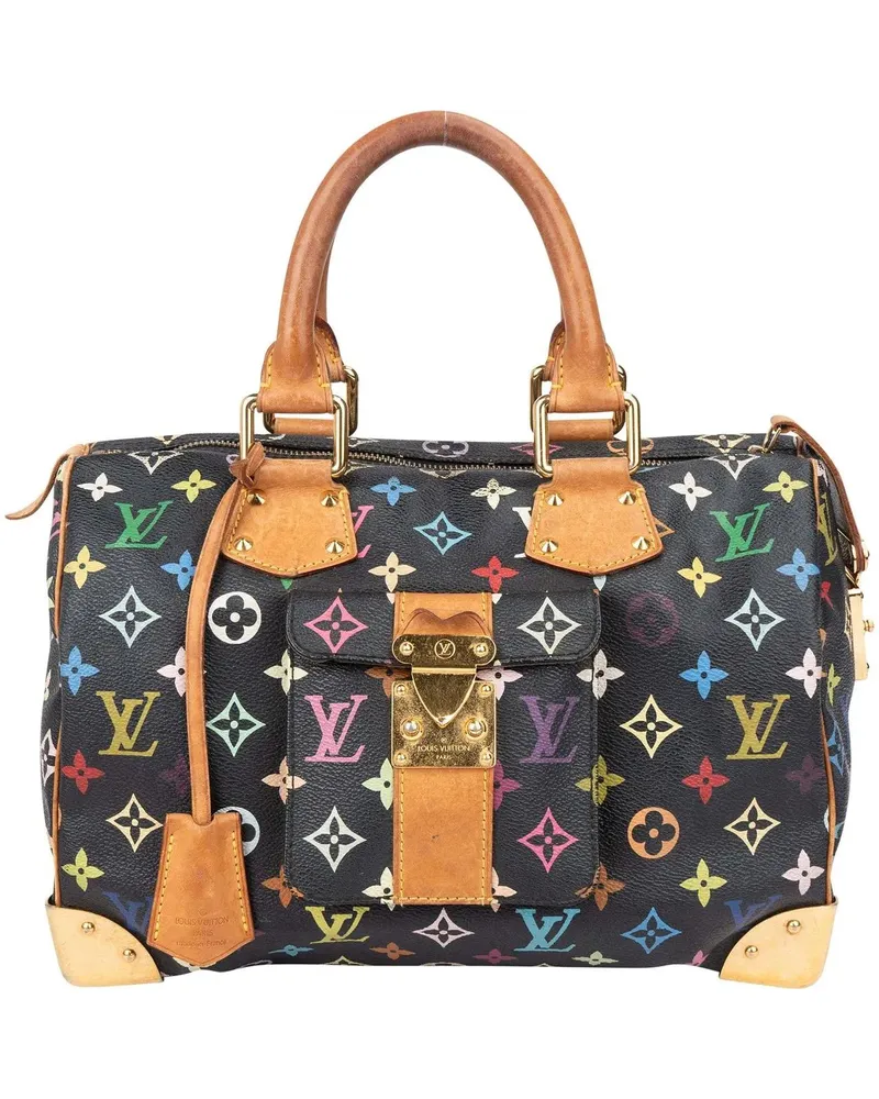Louis Vuitton Crossbody Bags  Limited Murakami Multicolor Speedy 3 schwarz Schwarz