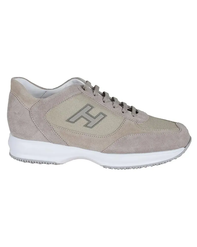 Hogan Low-Top Sneaker Interactive Leather And Suede Casual Shoes grau Grau