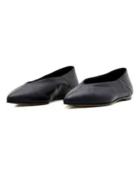 aeyde Loafers & Ballerinas Moa Leather Ballet Flats Schwarz